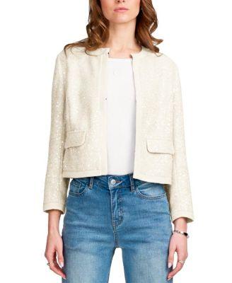 Sequin Jacket by ELLE COLLECTION