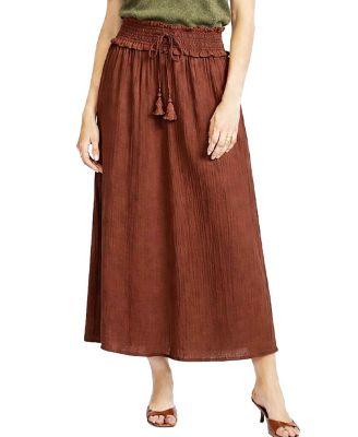 Waistband Detail Skirt by ELLE COLLECTION