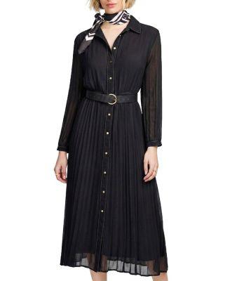 Woven Pleated Dress by ELLE COLLECTION