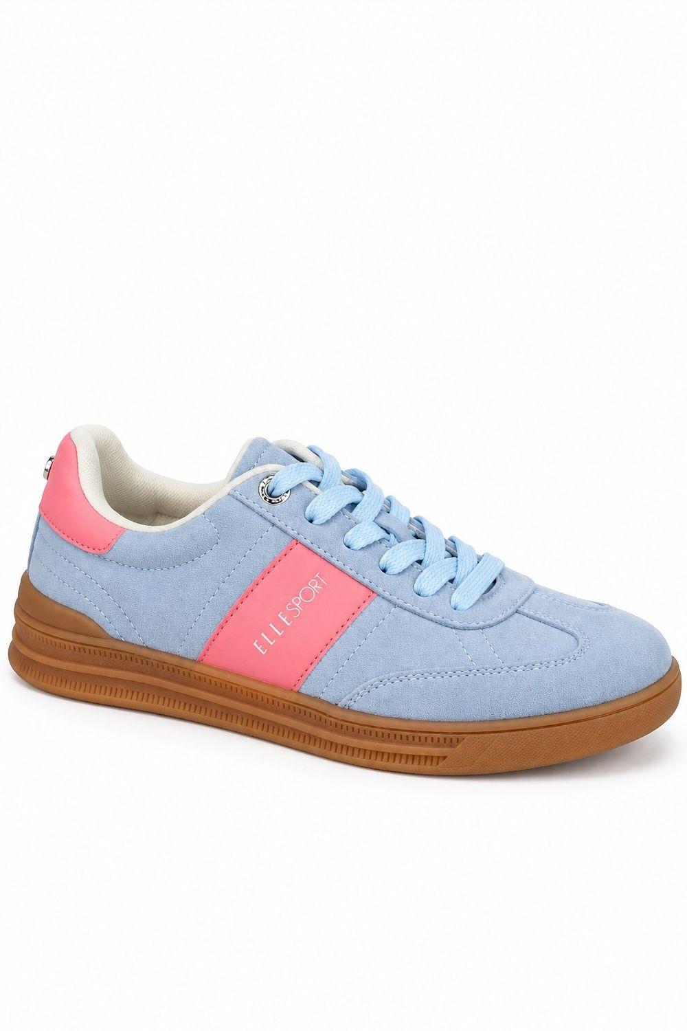 Contrast Panel Gum Sole Trainers by ELLE SPORT
