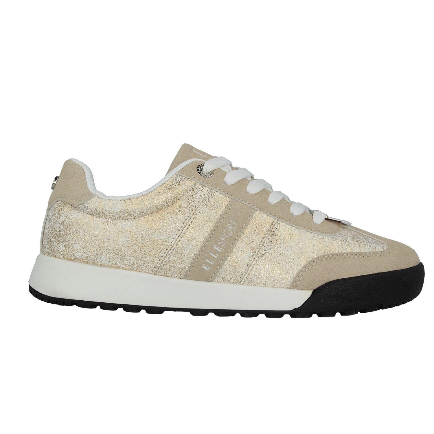 Gold-Toned Retro Trainer by ELLE SPORT