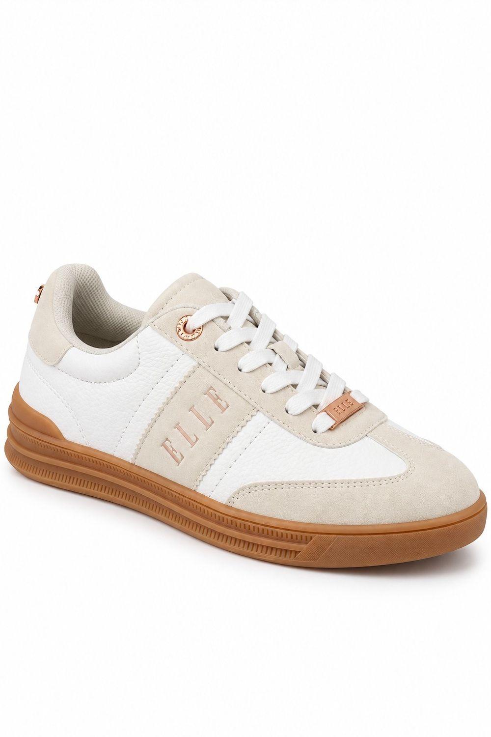 Lace Up Gum Sole Trainers by ELLE SPORT