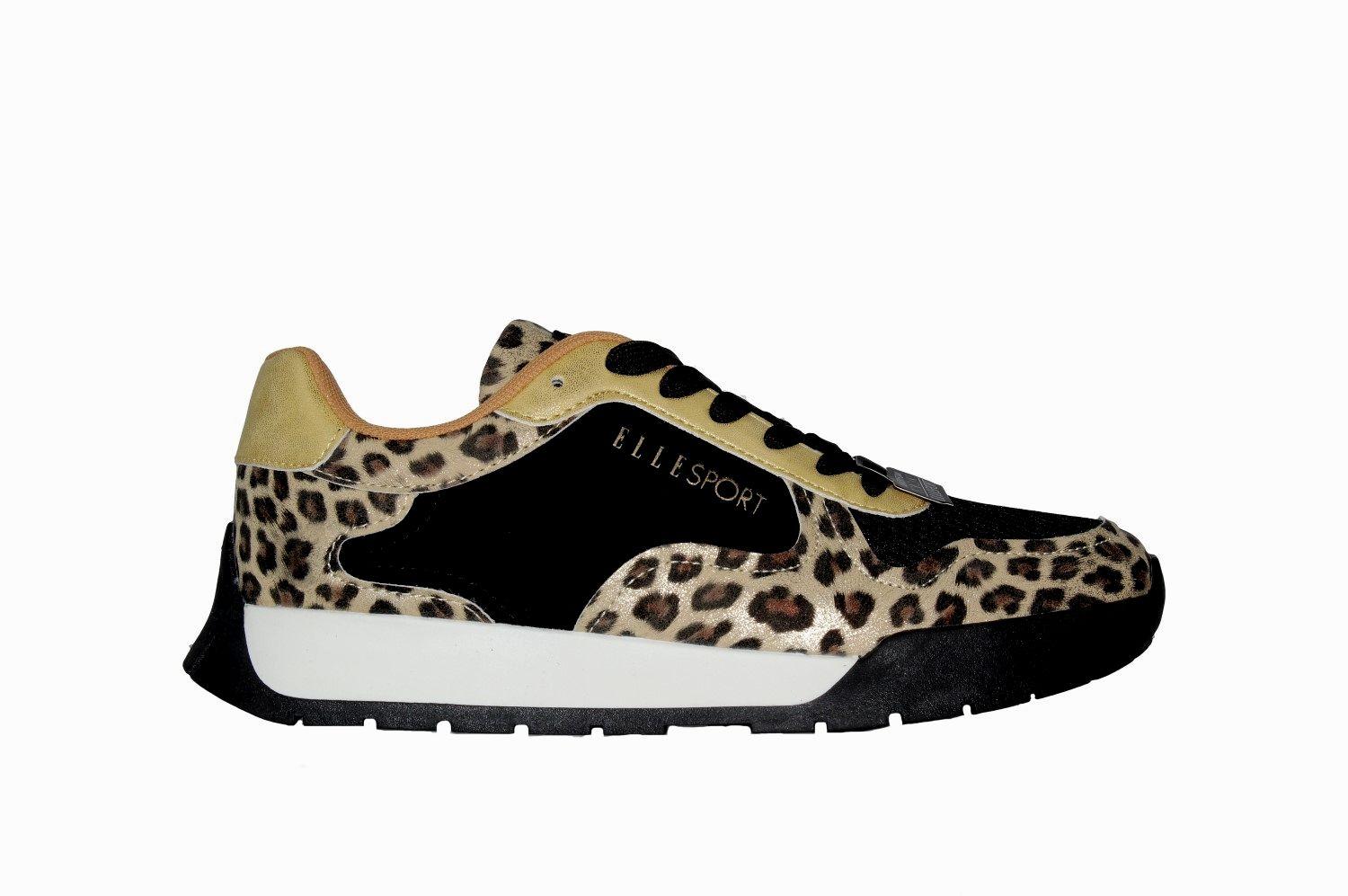 Leopard Print Fashion Trainers by ELLE SPORT