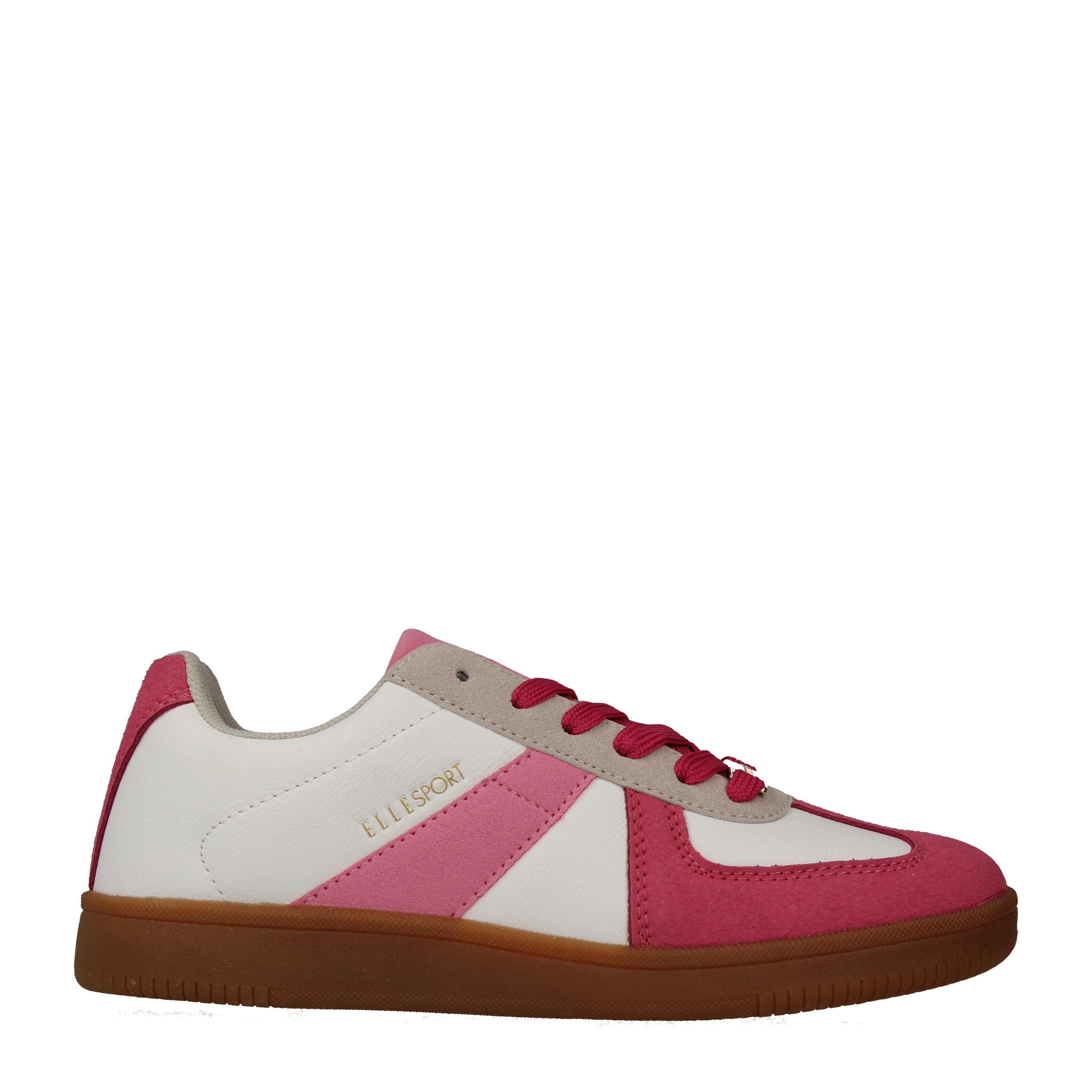 Retro Trainers Pink & White by ELLE SPORT