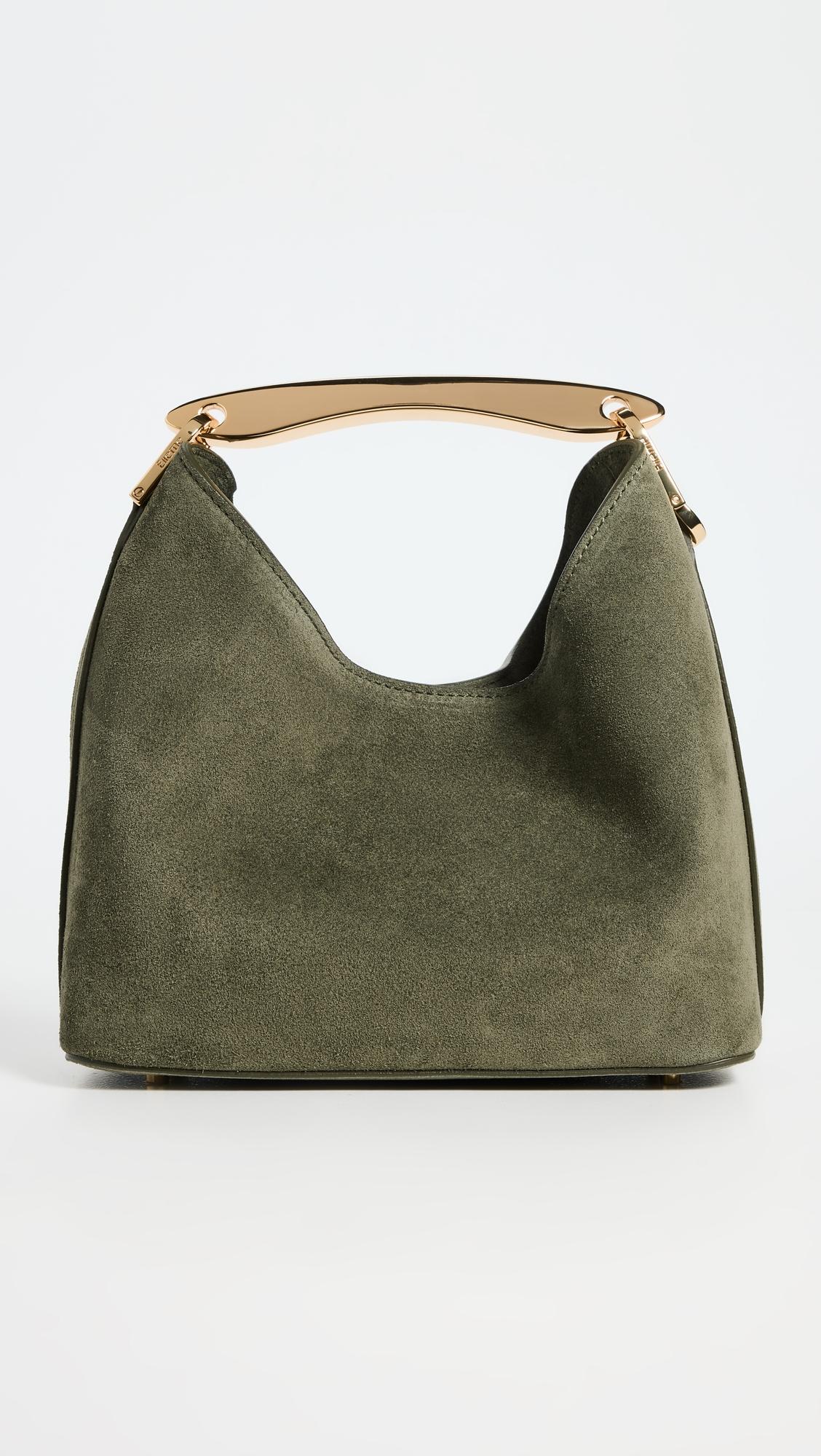 Boomerang Small Suede Bag by ELLEME