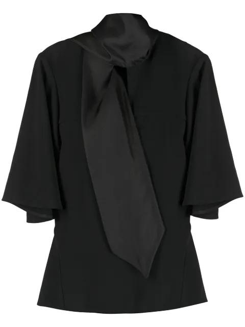 Adventure Fantastique flutter-sleeve top by ELLERY