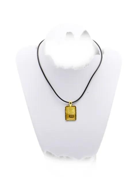 Aquarius rectangular-pendant necklace by ELLERY