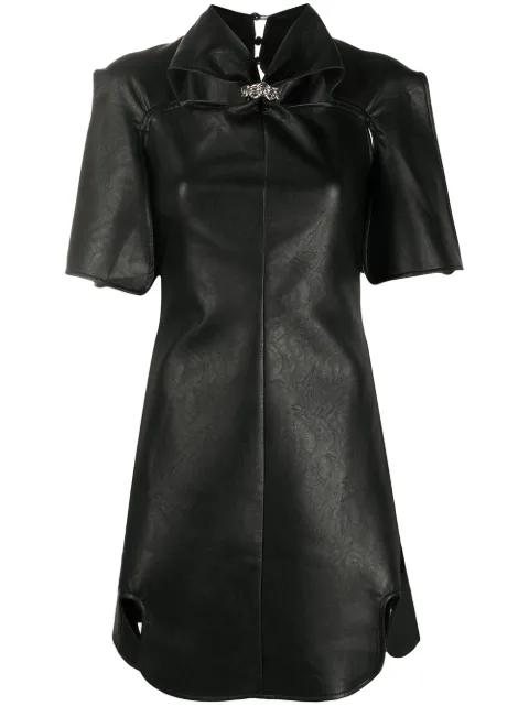 Bora Bora faux-leather dress by ELLERY