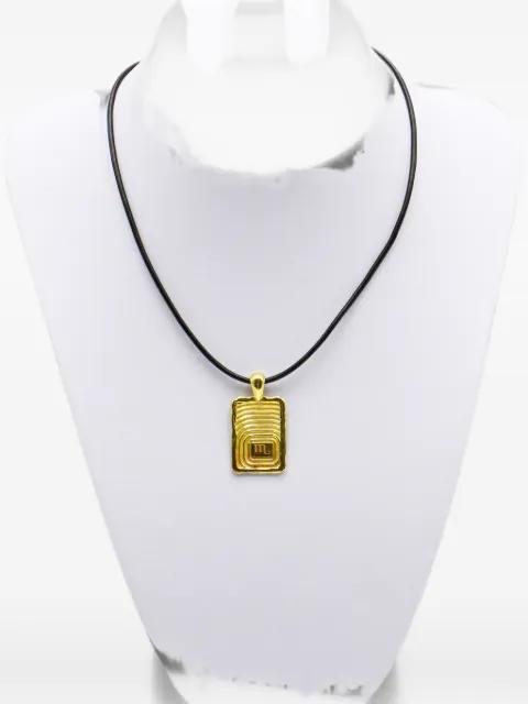Scorpio rectangular-pendant necklace by ELLERY