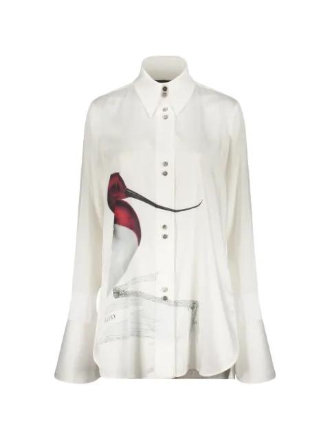 bird-print shirt by ELLERY