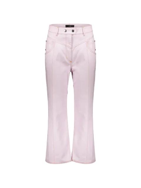 contrast-stitch jeans by ELLERY