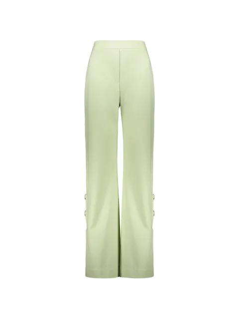 flared-leg side-detail trousers by ELLERY