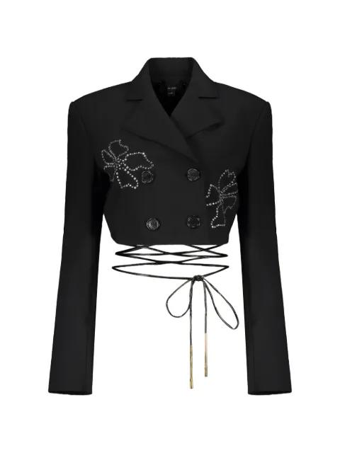 floral-motif cropped jacket by ELLERY