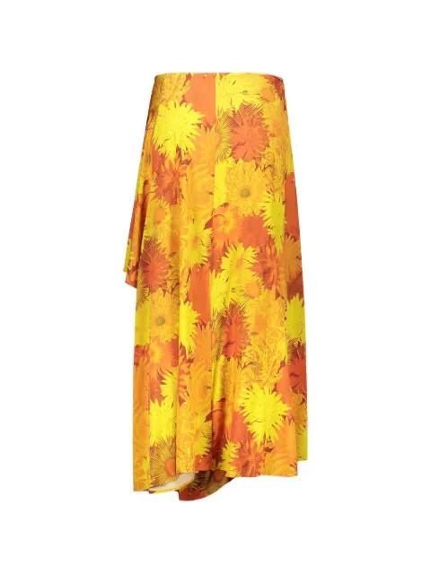 floral-print asymmetric skirt by ELLERY