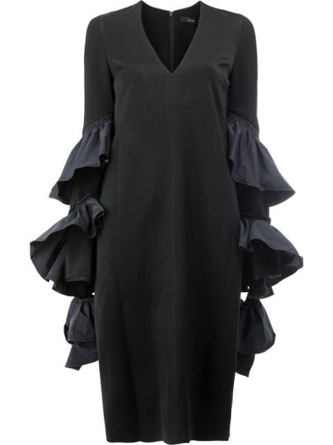 ruffle panel dress by ELLERY