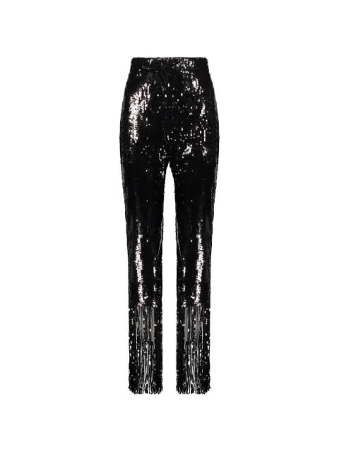sequin-embellished trousers by ELLERY