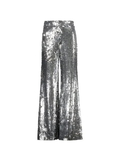 sequin wide leg trousers by ELLERY