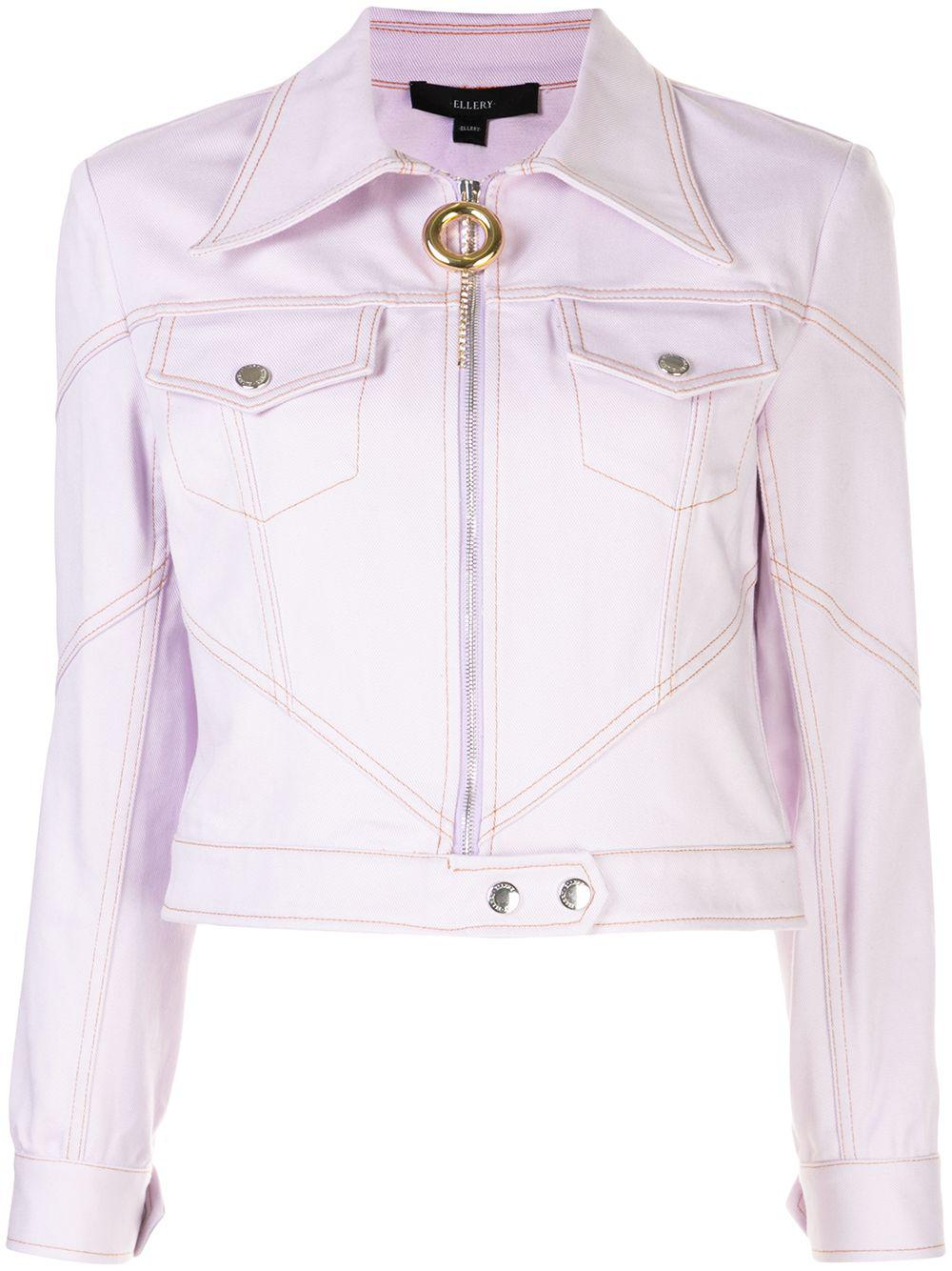 zipped fitted jacket by ELLERY