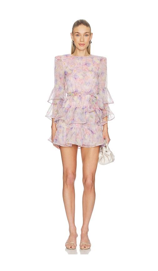 ELLIATT Alindra Sleeve Mini Dress in Rose by ELLIATT