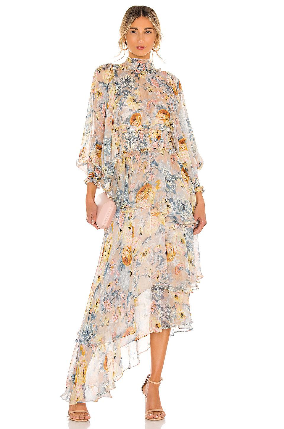 ELLIATT Astrid Dress in Beige by ELLIATT