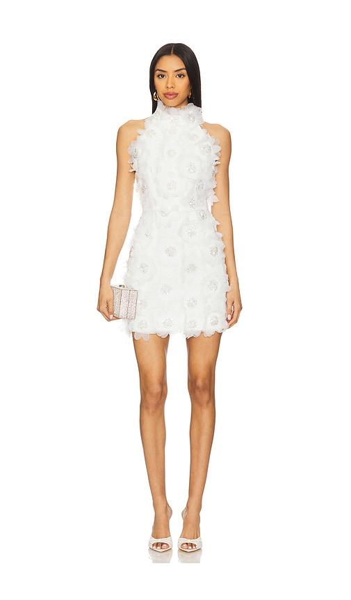 ELLIATT Cherry Blossom Mini Dress in Ivory by ELLIATT
