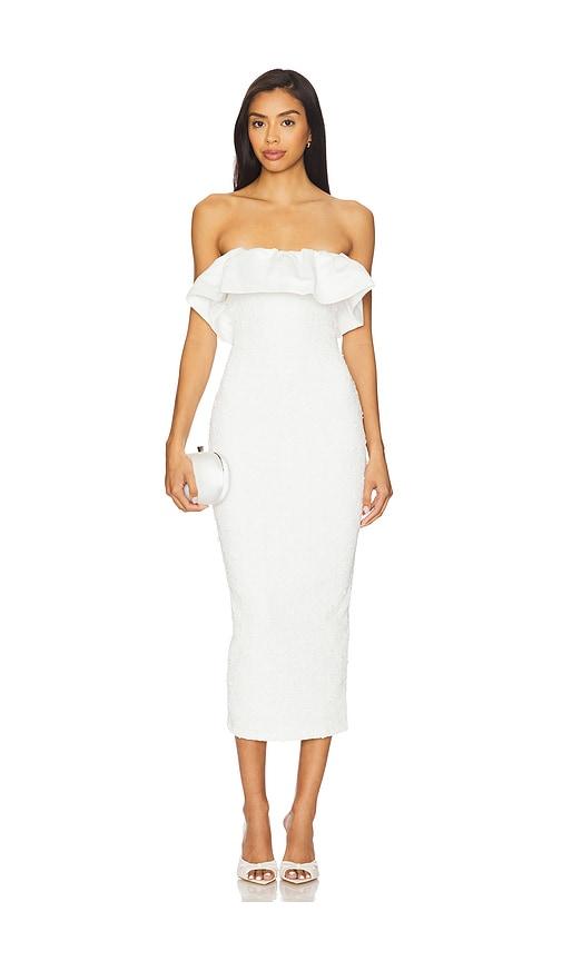 ELLIATT Dandelione Midi Dress in Ivory by ELLIATT