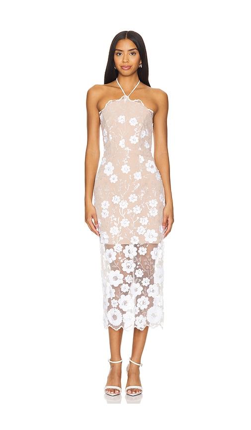 ELLIATT Elodie Midi Dress in Ivory by ELLIATT