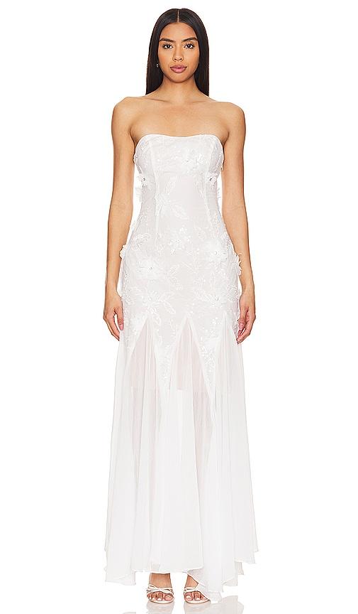 ELLIATT Evadne Gown in White by ELLIATT