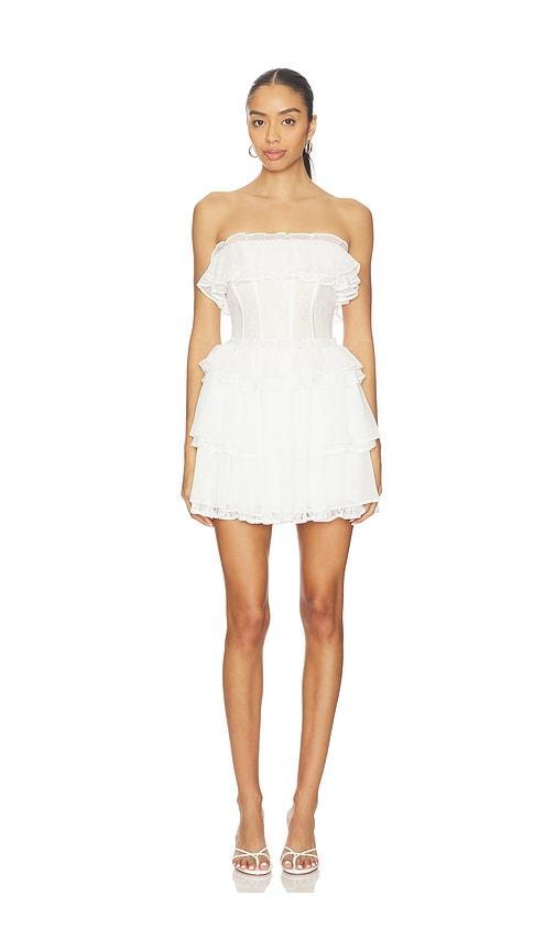 ELLIATT Evelin Mini Dress in White by ELLIATT