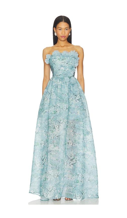 ELLIATT Faye Gown in Blue by ELLIATT