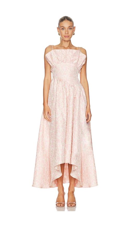 ELLIATT Floralie Strapless Gown in Pink by ELLIATT