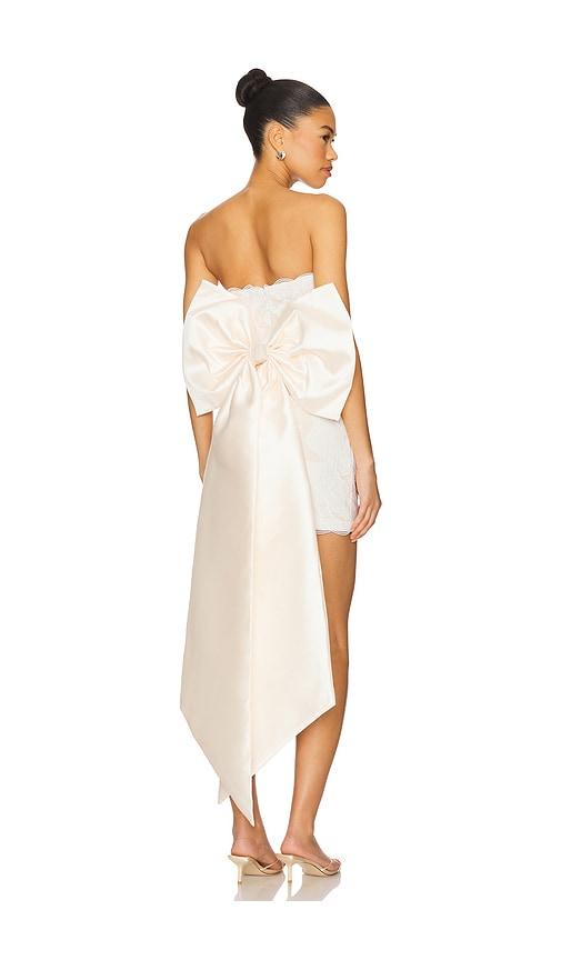 ELLIATT Florian Mini Dress in Beige by ELLIATT