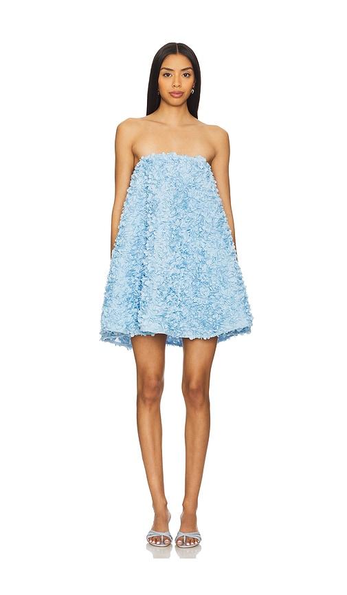 ELLIATT Kaia Trapeze Mini Dress in Baby Blue by ELLIATT
