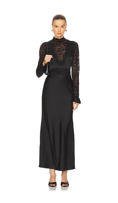 ELLIATT Margot Long Sleeve Gown in Black by ELLIATT