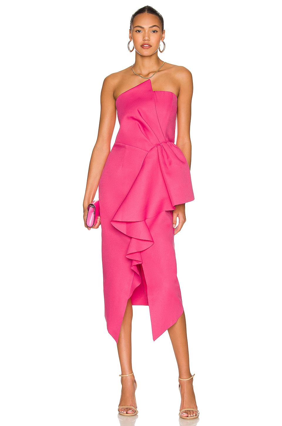 ELLIATT Reception Dress in Fuchsia by ELLIATT