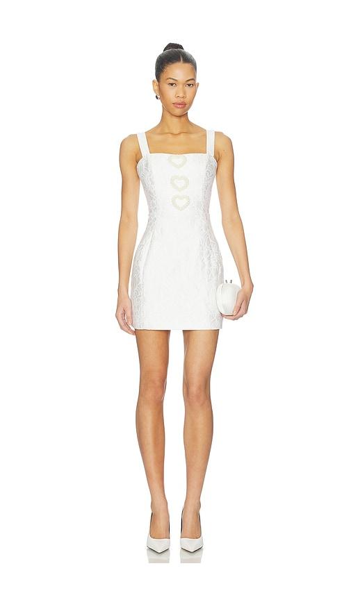 ELLIATT Saffron Mini Dress in White by ELLIATT