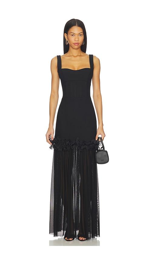 ELLIATT Sia Gown in Black by ELLIATT