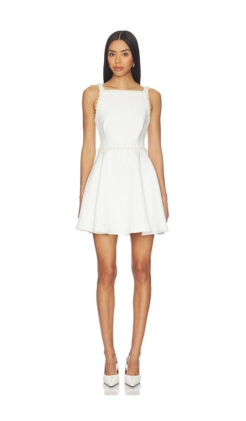 ELLIATT Stella A Line Mini Dress in White by ELLIATT