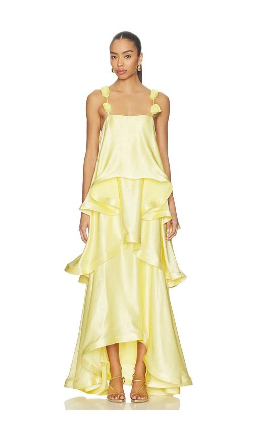 ELLIATT Thalia Gown in Yellow by ELLIATT