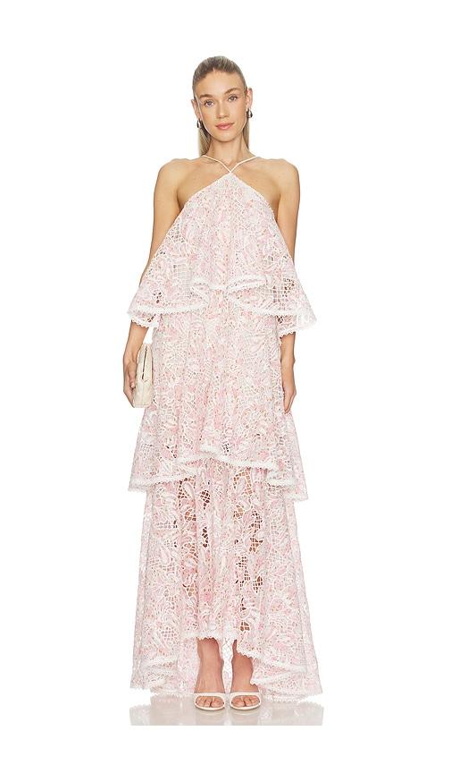 ELLIATT Valencia Tiered Gown in Pink by ELLIATT