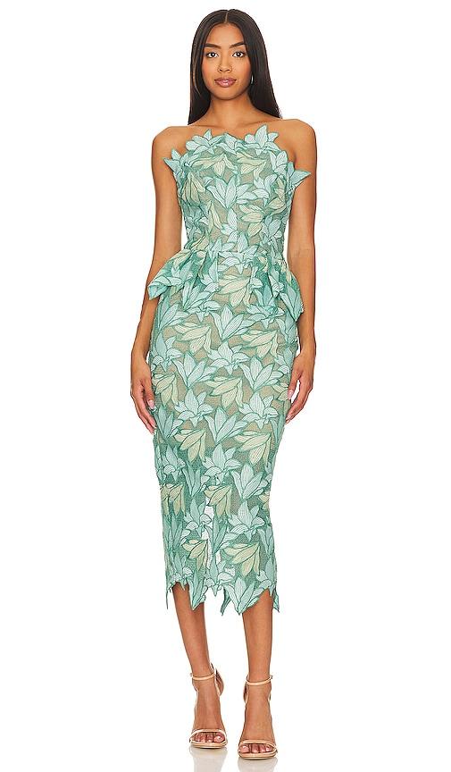 ELLIATT Vinyles Midi Dress in Mint by ELLIATT