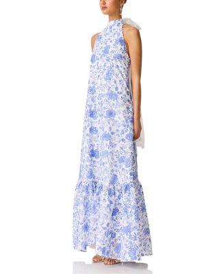 Elin Floral Halter Gown by ELLIATT