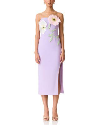 Hope 3D Floral Midi Dress by ELLIATT