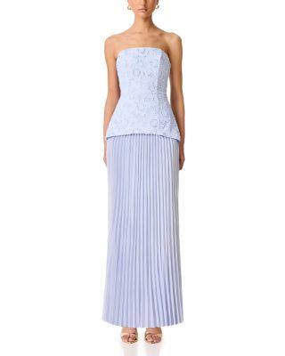 Lacy Strapless Gown by ELLIATT