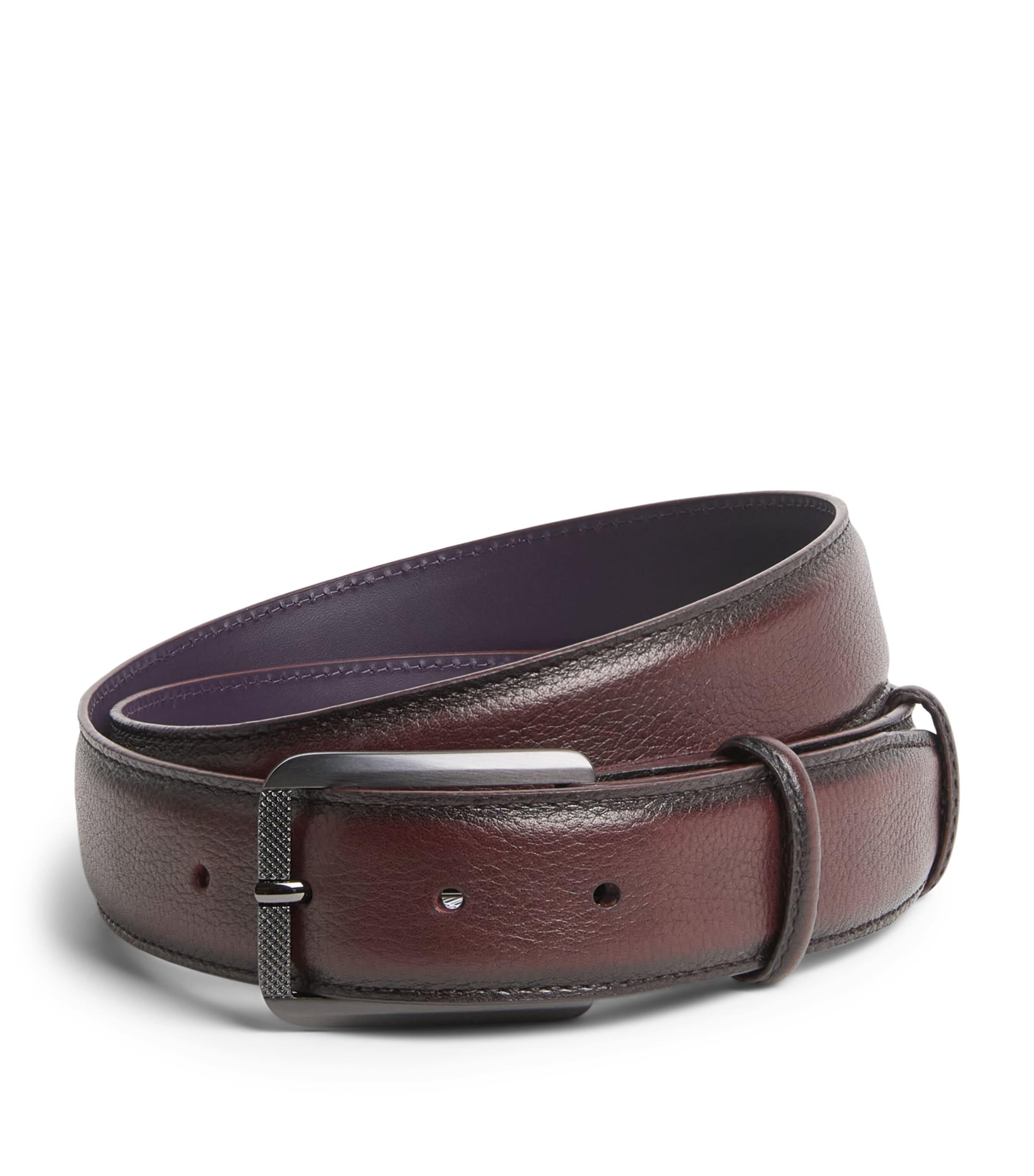 Elliot Rhodes Grained Leather Belt by ELLIOT RHODES