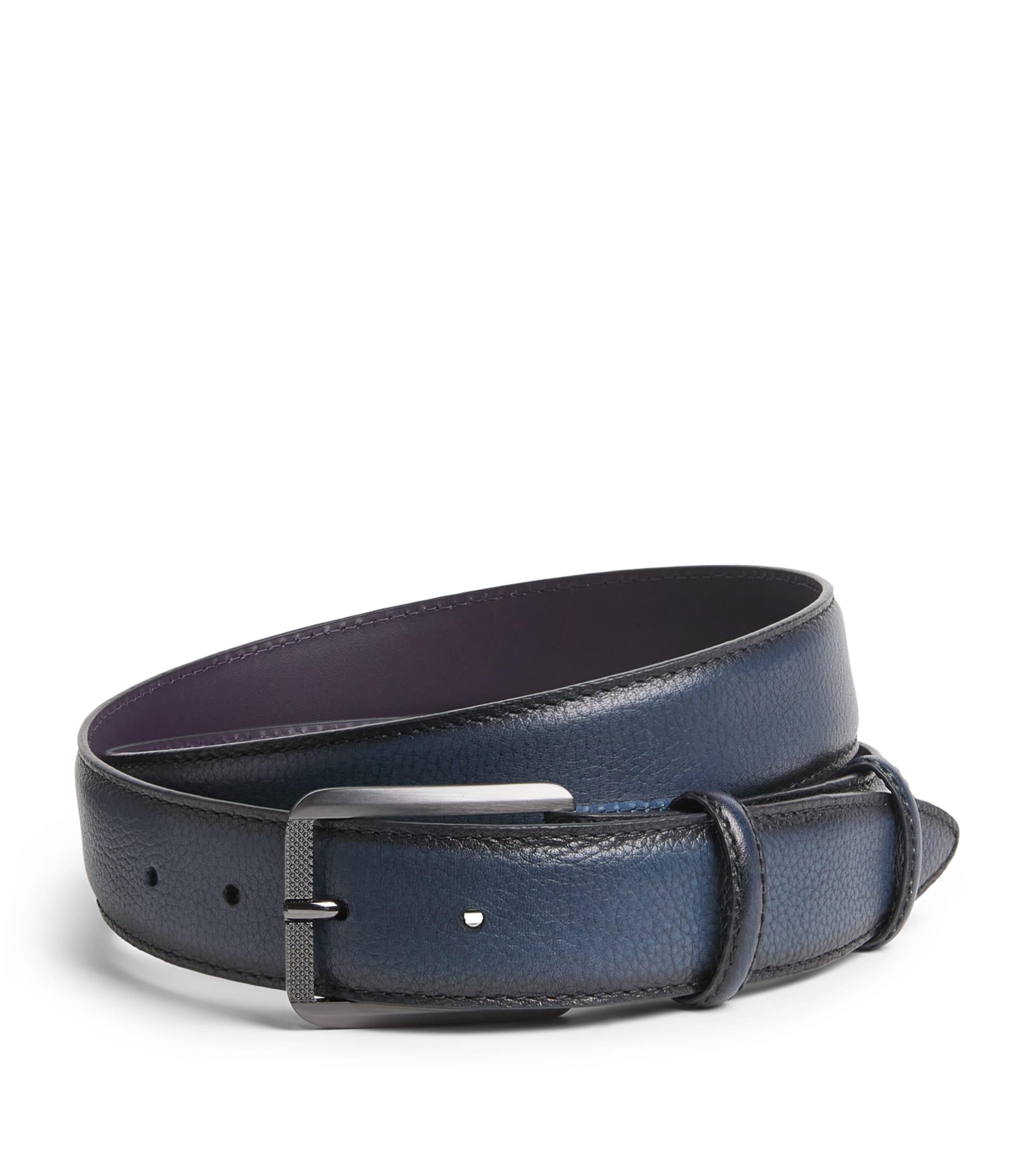 Elliot Rhodes Grained Leather Belt by ELLIOT RHODES