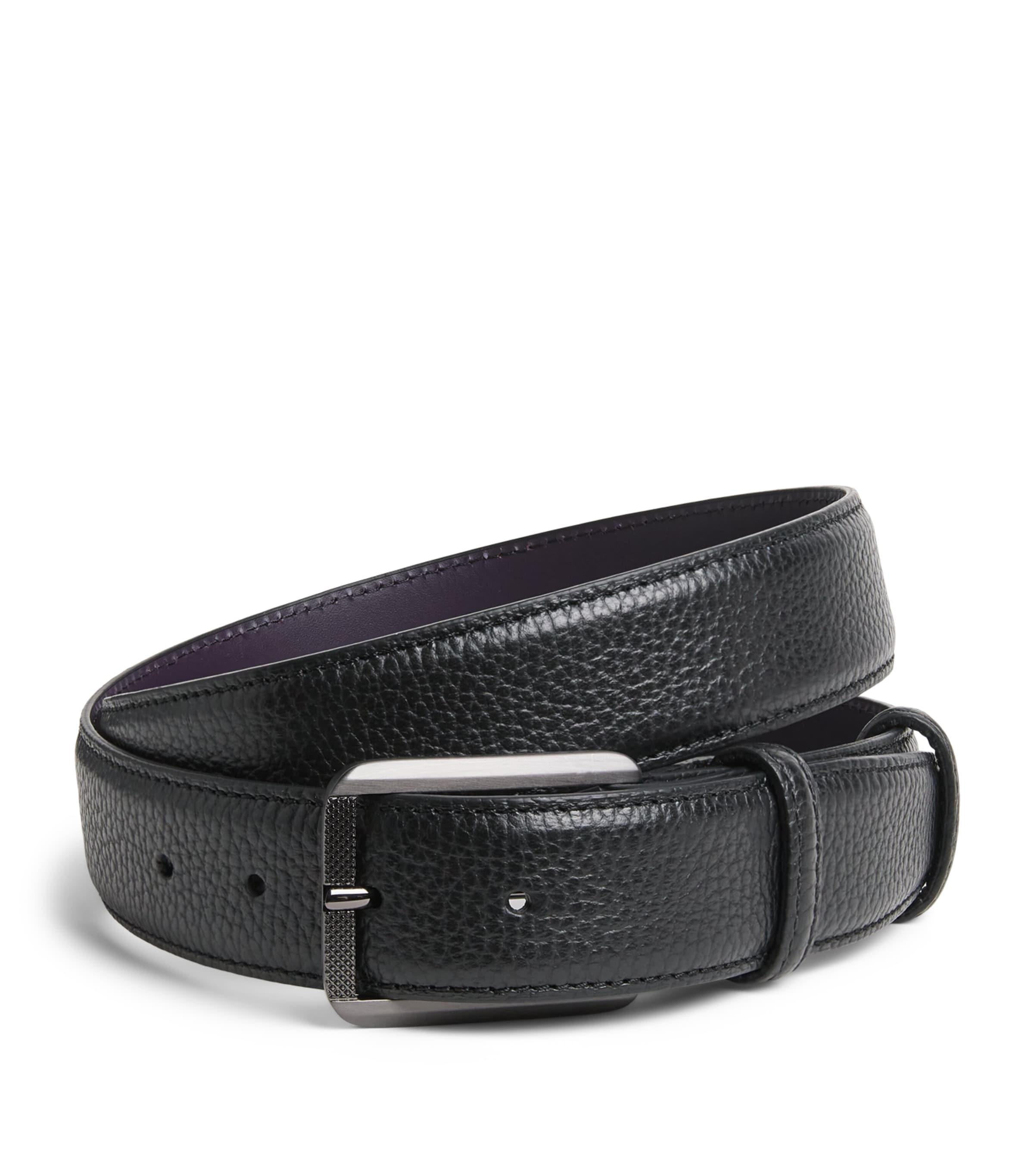 Elliot Rhodes Grained Leather Belt by ELLIOT RHODES