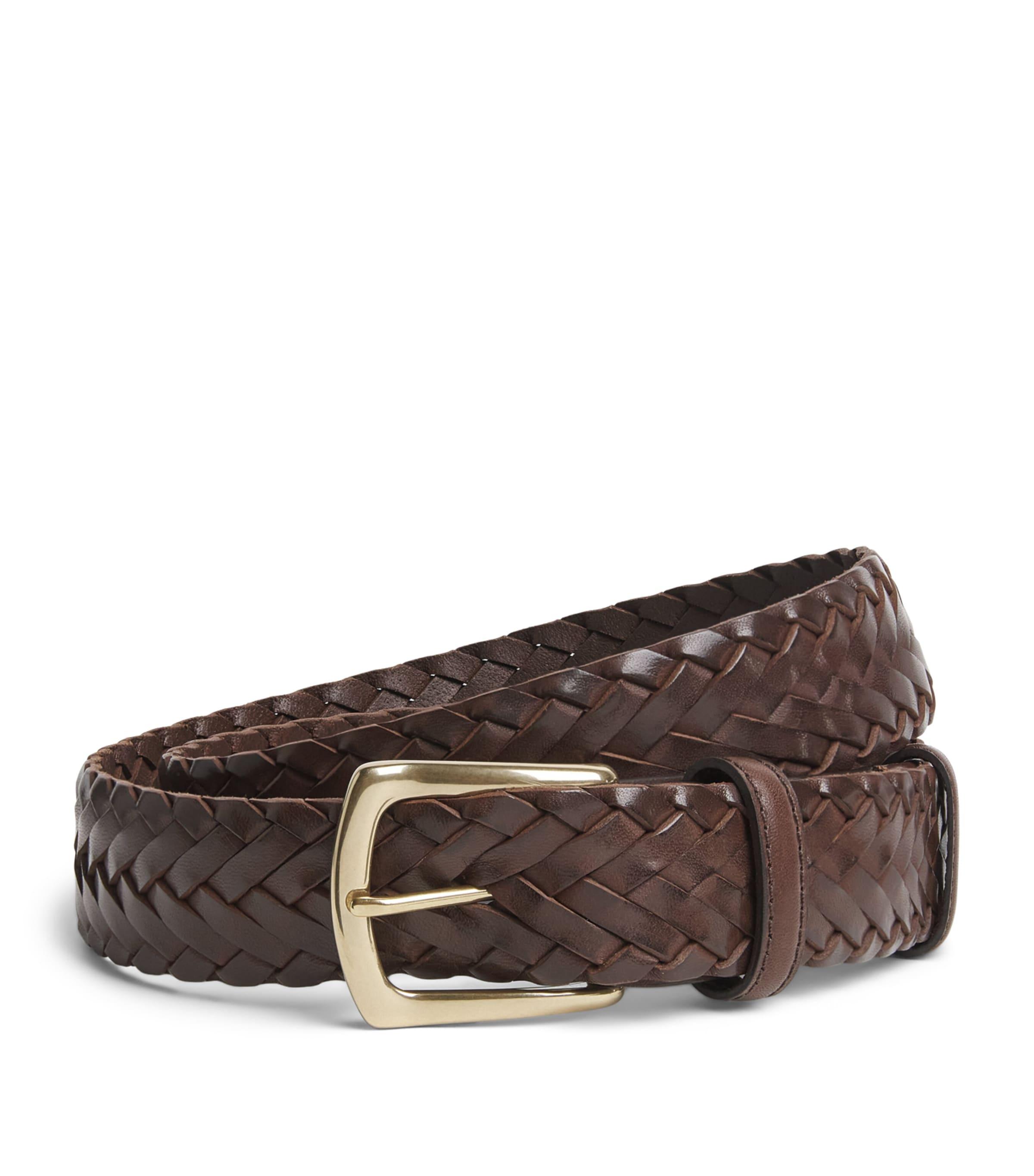 Elliot Rhodes Leather Braided Belt by ELLIOT RHODES