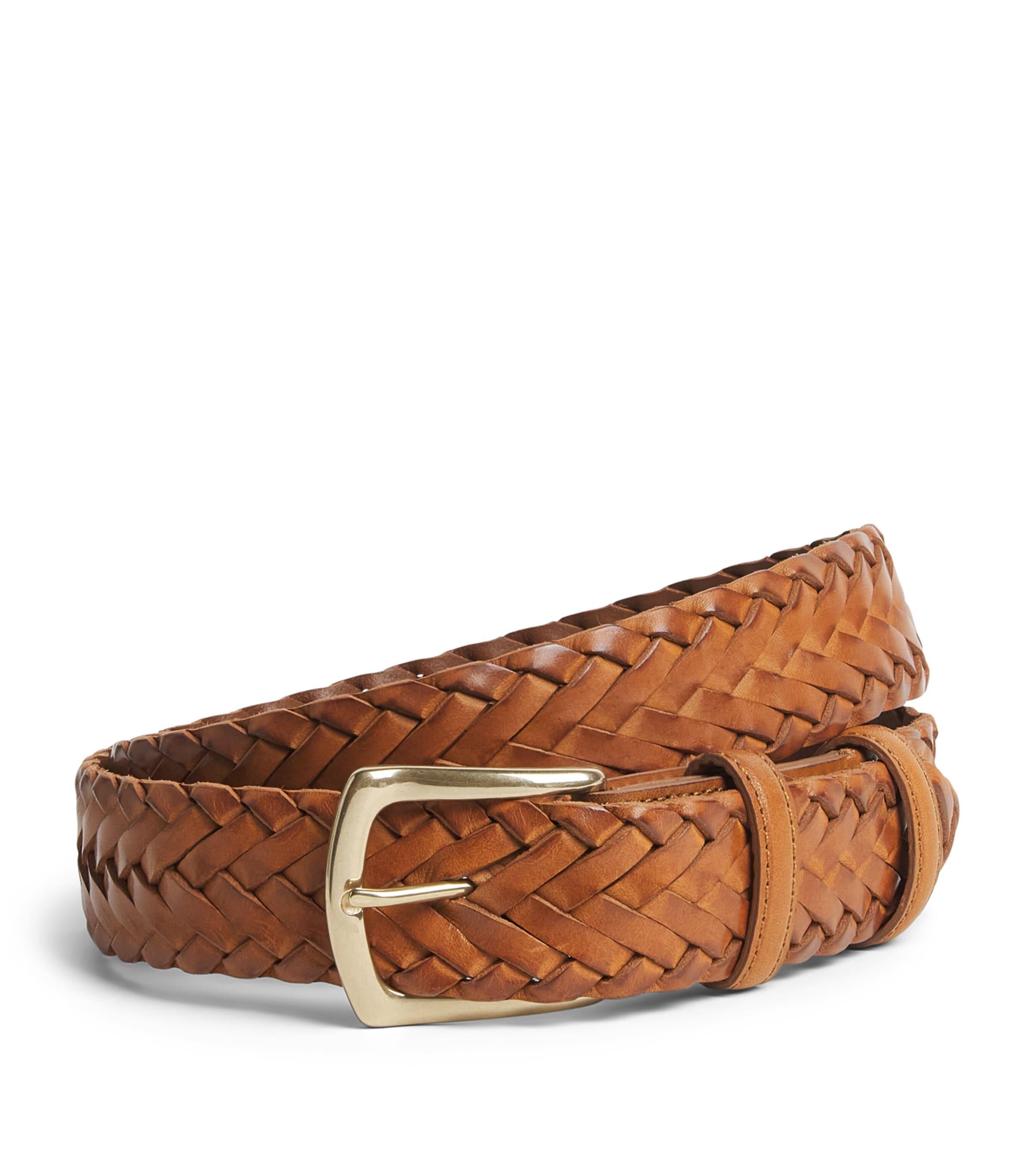 Elliot Rhodes Leather Braided Belt by ELLIOT RHODES