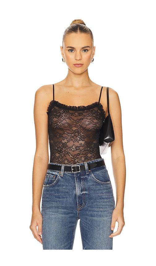 Elodie the Label Elodie Clara Lace Bodysuit in Black by ELODIE THE LABEL